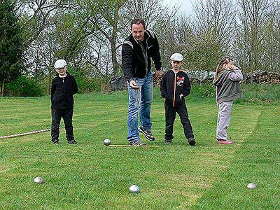 Jarní Třebonín Pétanque Open 26.4.2014, foto: Jan Švec