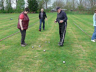 Jarní Třebonín Pétanque Open 26.4.2014, foto: Jan Švec