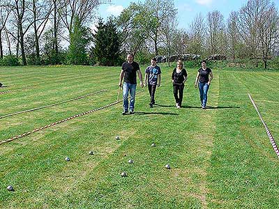 Jarní Třebonín Pétanque Open 26.4.2014, foto: Jan Švec