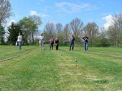 Jarní Třebonín Pétanque Open 26.4.2014, foto: Jan Švec