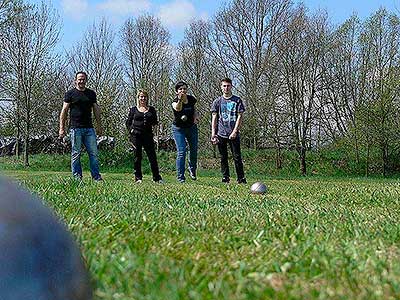 Jarní Třebonín Pétanque Open 26.4.2014, foto: Jan Švec