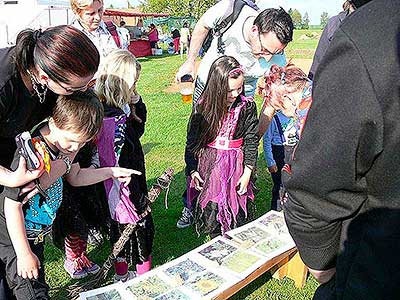 Pálení čarodějnic, Dolní Třebonín 30.4.2014, foto: Jan Švec