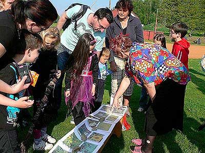 Pálení čarodějnic, Dolní Třebonín 30.4.2014, foto: Jan Švec