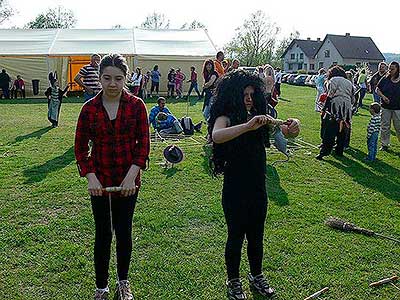 Pálení čarodějnic, Dolní Třebonín 30.4.2014, foto: Jan Švec