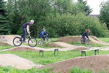 Slavnostní otevření bikeparku Dolní Třebonín 31.5.2014, foto: Lubor Mrázek
