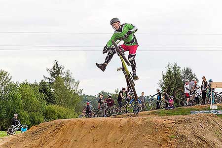 Slavnostní otevření bikeparku Dolní Třebonín 31.5.2014, foto: Lubor Mrázek