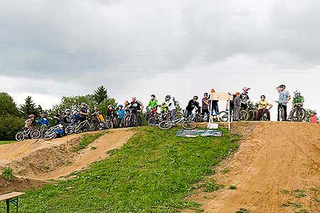 Slavnostní otevření bikeparku Dolní Třebonín 31.5.2014, foto: Lubor Mrázek