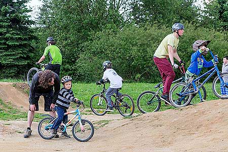 Slavnostní otevření bikeparku Dolní Třebonín 31.5.2014, foto: Lubor Mrázek