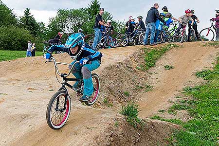 Slavnostní otevření bikeparku Dolní Třebonín 31.5.2014, foto: Lubor Mrázek