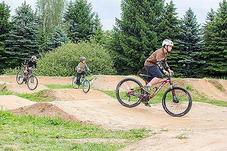 Slavnostní otevření bikeparku Dolní Třebonín 31.5.2014, foto: Lubor Mrázek