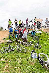 Slavnostní otevření bikeparku Dolní Třebonín 31.5.2014, foto: Lubor Mrázek