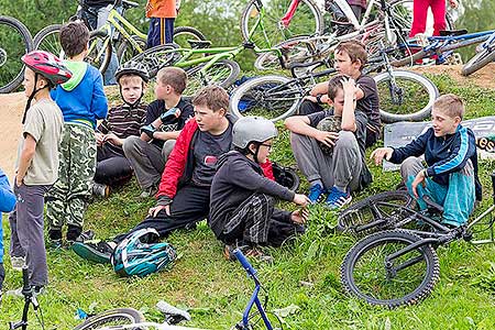 Slavnostní otevření bikeparku Dolní Třebonín 31.5.2014, foto: Lubor Mrázek