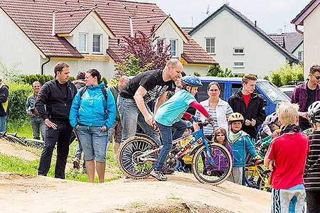 Slavnostní otevření bikeparku Dolní Třebonín 31.5.2014, foto: Lubor Mrázek