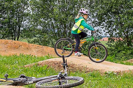 Slavnostní otevření bikeparku Dolní Třebonín 31.5.2014, foto: Lubor Mrázek