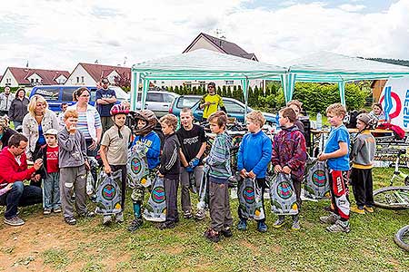 Slavnostní otevření bikeparku Dolní Třebonín 31.5.2014, foto: Lubor Mrázek