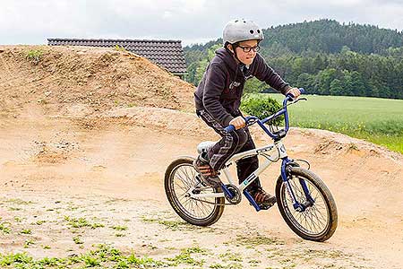 Slavnostní otevření bikeparku Dolní Třebonín 31.5.2014, foto: Lubor Mrázek