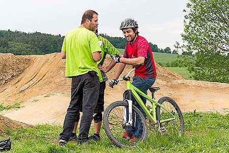 Slavnostní otevření bikeparku Dolní Třebonín 31.5.2014, foto: Lubor Mrázek