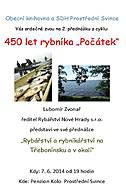 Rybářství a rybníkářství na Třebonínsku a v okolí 7.6.2014