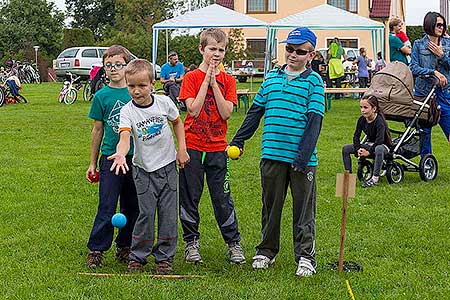 Podzimní Dětský Třebonín Petangue Open, obecní hřiště Dolní Třebonín 20.9.2014, foto: Lubor Mrázek