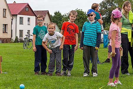 Podzimní Dětský Třebonín Petangue Open, obecní hřiště Dolní Třebonín 20.9.2014, foto: Lubor Mrázek