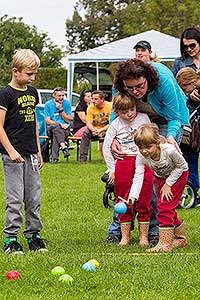 Podzimní Dětský Třebonín Petangue Open, obecní hřiště Dolní Třebonín 20.9.2014, foto: Lubor Mrázek