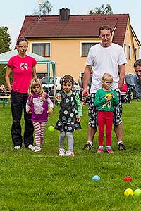 Podzimní Dětský Třebonín Petangue Open, obecní hřiště Dolní Třebonín 20.9.2014, foto: Lubor Mrázek