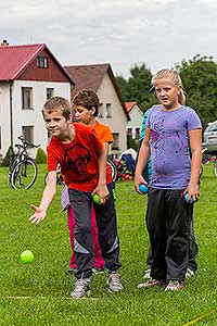 Podzimní Dětský Třebonín Petangue Open, obecní hřiště Dolní Třebonín 20.9.2014, foto: Lubor Mrázek