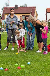 Podzimní Dětský Třebonín Petangue Open, obecní hřiště Dolní Třebonín 20.9.2014, foto: Lubor Mrázek