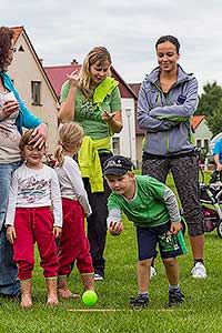 Podzimní Dětský Třebonín Petangue Open, obecní hřiště Dolní Třebonín 20.9.2014, foto: Lubor Mrázek